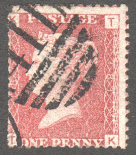 Great Britain Scott 33 Used Plate 181 - TK - Click Image to Close
